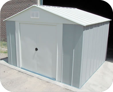 Arrow 10x7 Imperial Plus Metal Storage Shed Kit