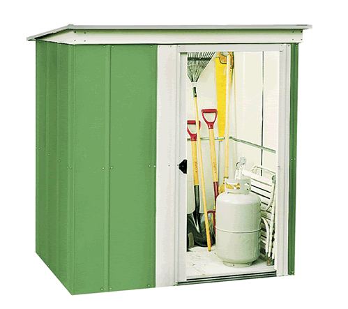 Arrow 5x4 Poritico Metal Storage Shed Kit