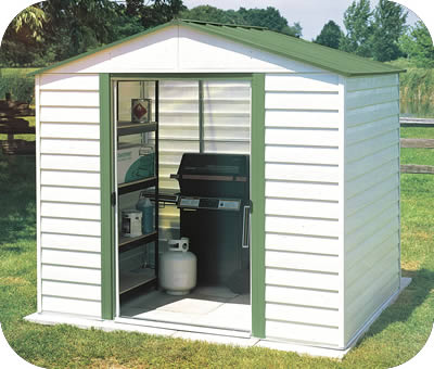 Arrow 8x7 Montebello Metal Storage Shed Kit