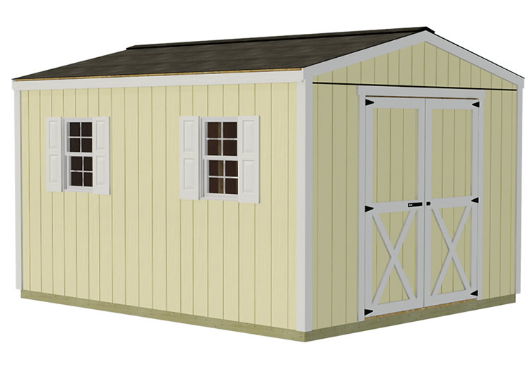 Best Barns Elm 10'W x 12'D Wood Storage Shed Kit