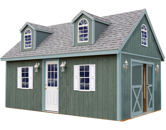 Best Barns Arlington 12'W x 16'D Wood Storage Shed Kit - Or Cabin