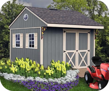 Best Barns Northwood 10x10 Wood Storage Shed Kit