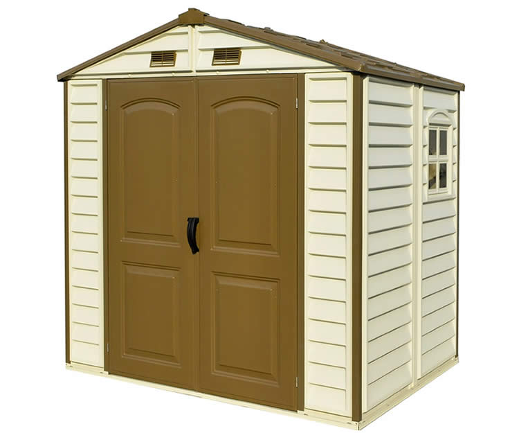 DuraMax Sheds StoreAll 8x5.5 Vinyl Shed w/ Floor Kit
