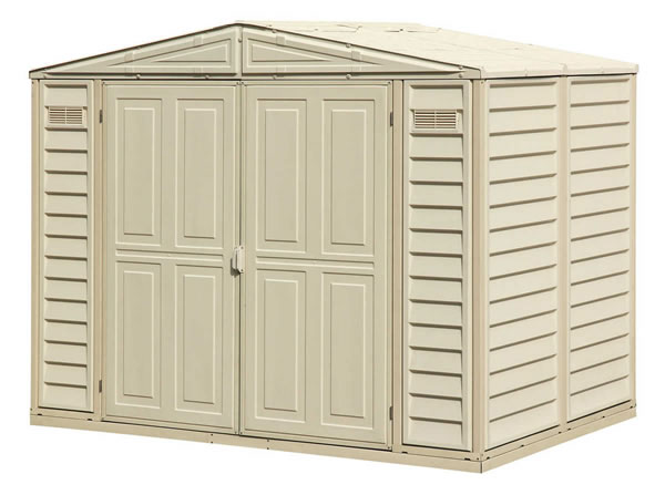 DuraMate 8x5.26 Vinyl Shed w/ Foundation Kit