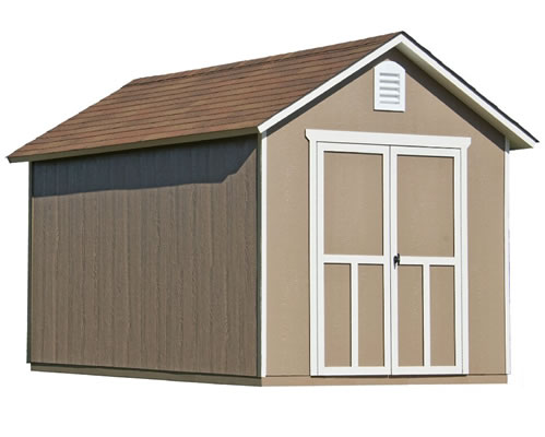 Handy Home Meridian 8x12 Wood Storage Shed w/ Floor