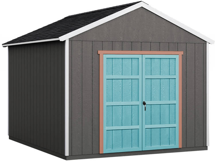 Handy Home Rookwood 10x14 Wood Shed Kit w/ Floor