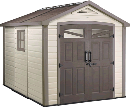 Keter Orion 8x9 Plastic Storage Shed Kit w/ Floor