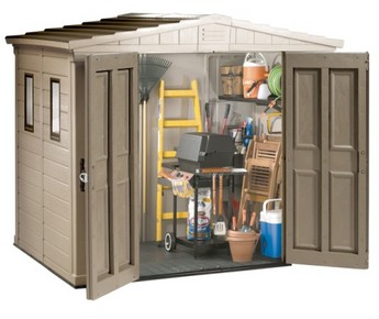  8X6 Shed http://www.shedsforlessdirect.com/plastic-storage-sheds-c-55