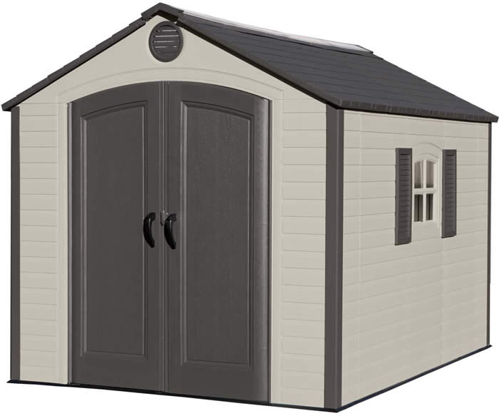 Lifetime Sheds 8x10 Plastic Shed Kit - Ridge Skylight