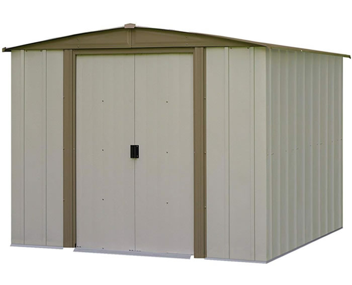 549 99 $ 409 95 arrow 8x8 bedford metal storage shed kit the arrow 