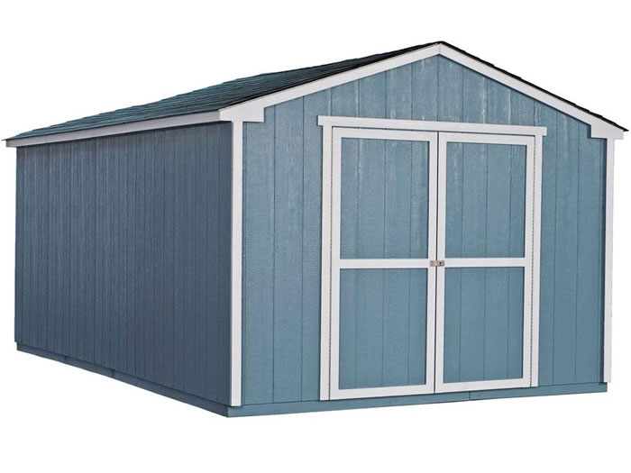 Handy Home Cumberland 10x16 Wood Shed Kit w/ Floor