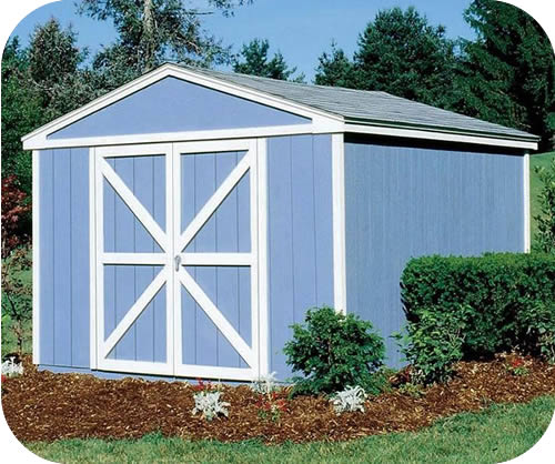 Handy Home Somerset 10x8 Wood Storage Shed Kit