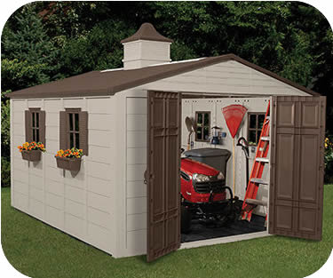 Resin storage sheds 10x12, motorcycle    storage container