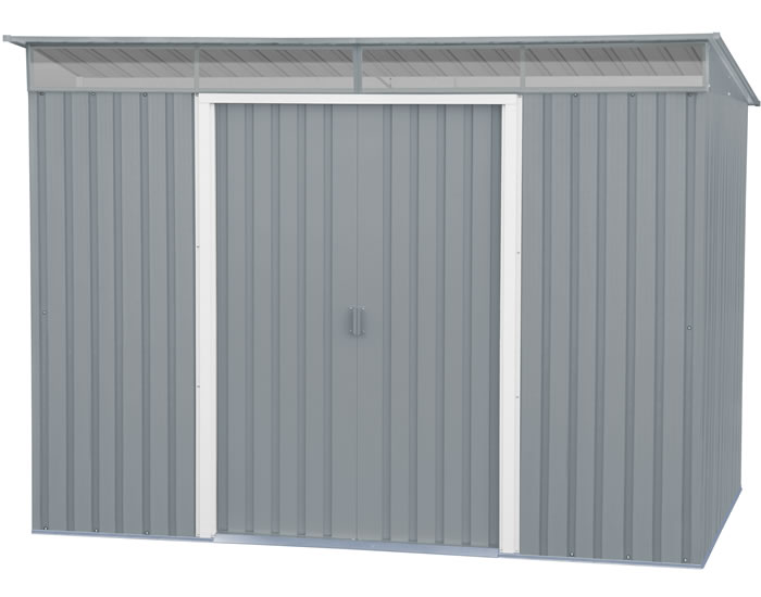 DuraMax 8x6 Pent Roof Metal Shed Kit w/ Skylights DuraMax 8x6 Pent Roof Metal Shed Kit w/ Skylights