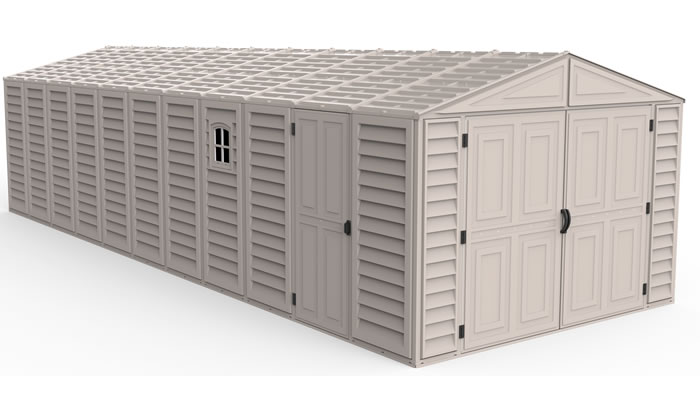 DuraMax Sheds Vinyl Garage 10x31 w/ Foundation Kit DuraMax Sheds Vinyl Garage 10x31 w/ Foundation Kit