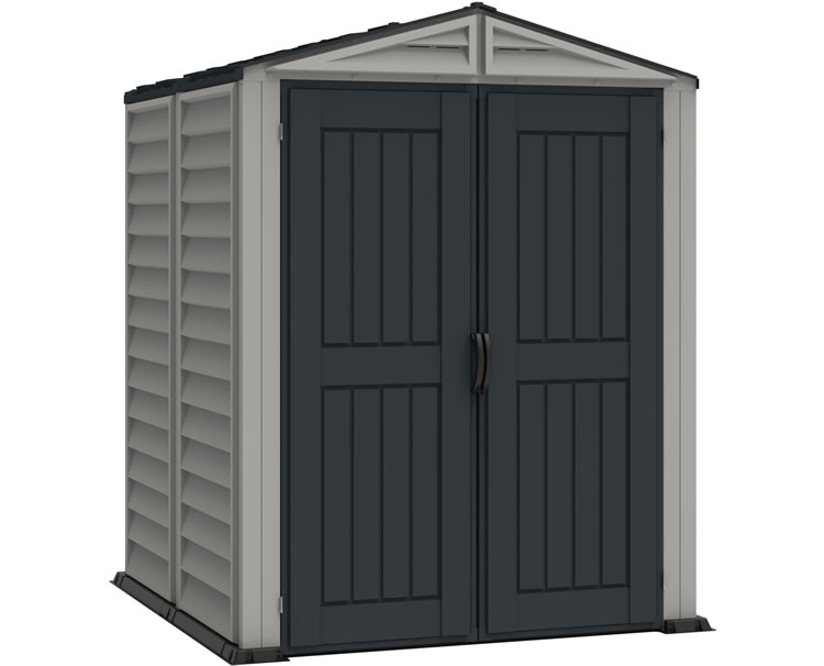 DuraMax 5x5 YardMate Plus Vinyl Shed w/ Floor DuraMax 5x5 YardMate Plus Vinyl Shed w/ Floor
