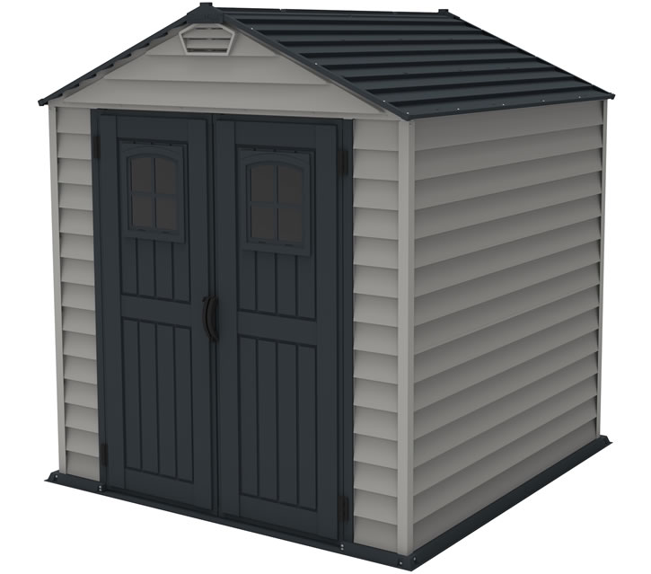 DuraMax 7x7 StoreMax Plus Vinyl Shed w/ Floor DuraMax 7x7 StoreMax Plus Vinyl Shed w/ Floor