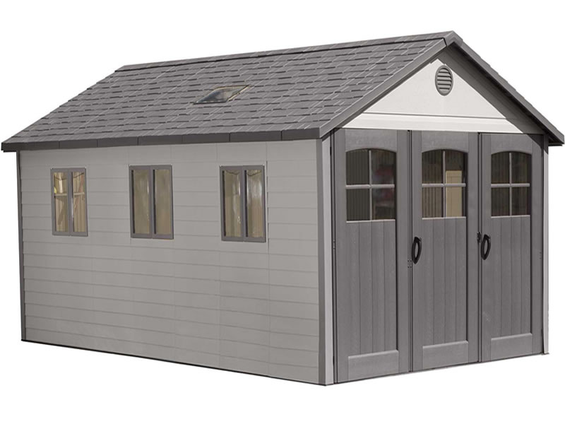Lifetime 11x21 Storage Shed Garage w/ 9ft Wide Doors Lifetime 11x21 Storage Shed Garage w/ 9ft Wide Doors