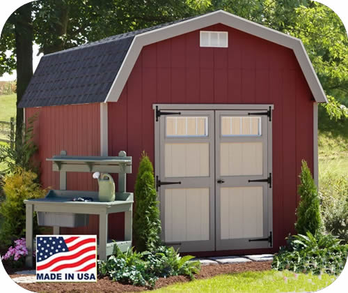 EZ-Fit Cornerstone 8x10 Wood Storage Shed Kit (ez 