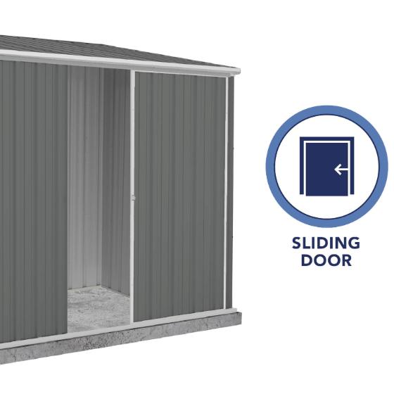 It also comes with single wide door for easy access and easy storage!
