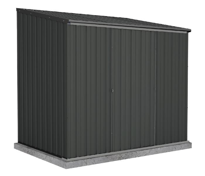 Absco EZI Slider 7x5 Metal Storage Shed - Monument