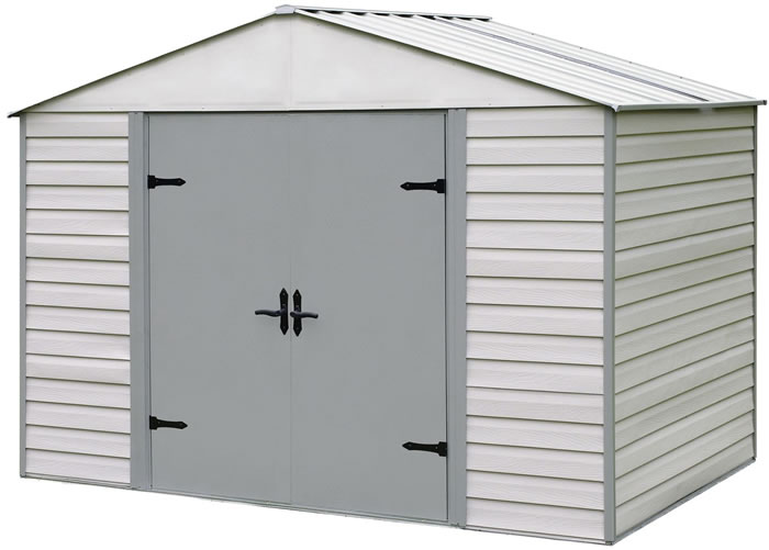 Arrow 10x7 Viking Vinyl Coated Steel Shed Kit