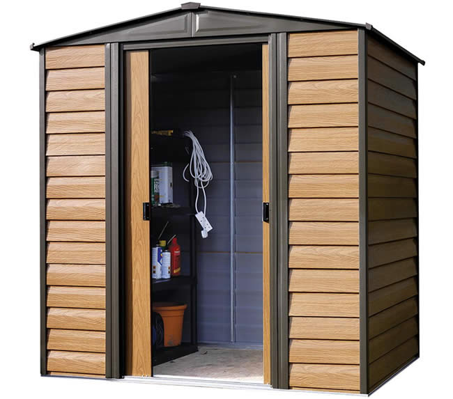 Arrow 6x5 Woodridge Metal Storage Shed Kit