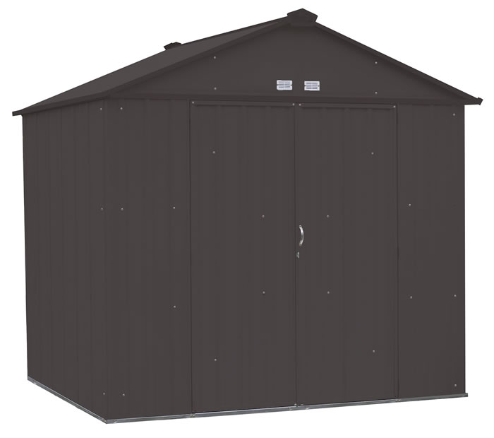 Arrow 8x7 Ezee Storage Shed Kit - Charcoal