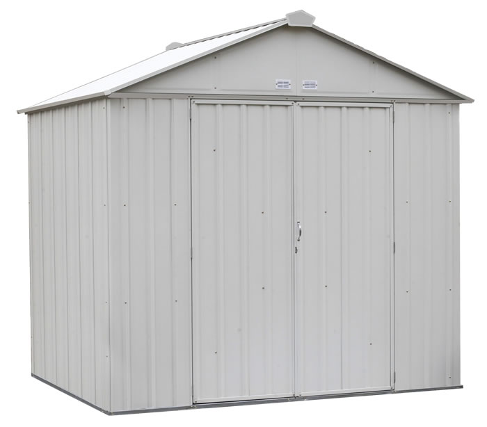 Arrow 8x7 Ezee Storage Shed Kit - Cream