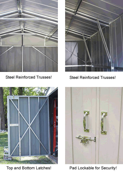 Arrow Commander Series Shed Features