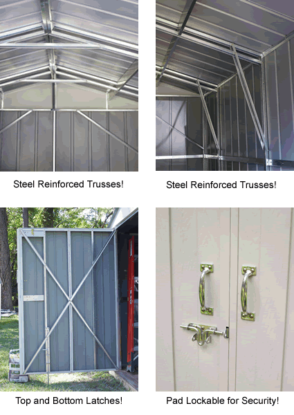 Arrow 10x20 Commander Metal Storage Shed Kit (CHD1020)