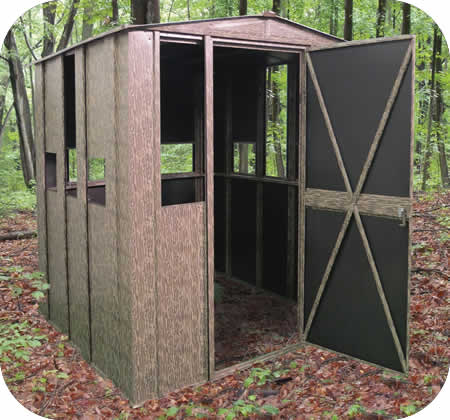 Arrow Sheds 6x6 Camo Steel Hunting Shack (HUS66)
