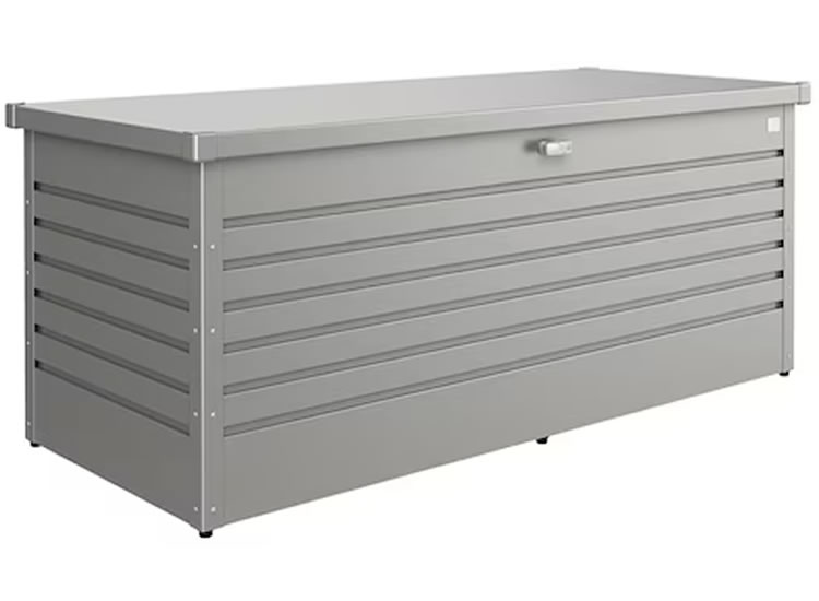 Biohort LeisureTime 210 Gallon Deck Box - Quartz Gray