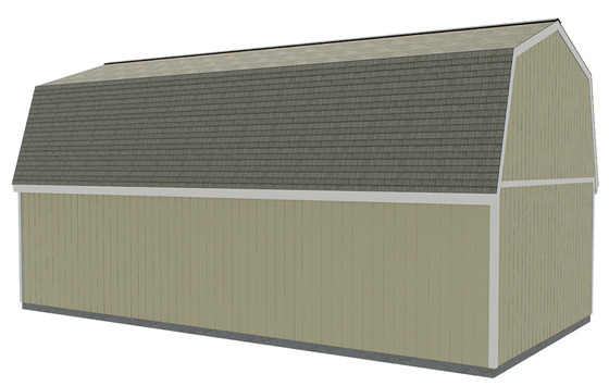Crafted Colossal Wood Shed with Transom Door and Dormers