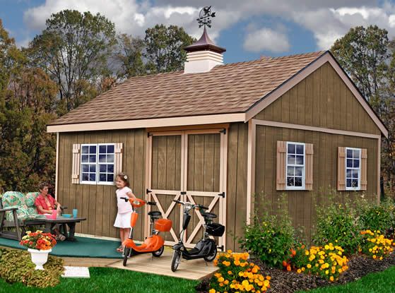 Design your ideal storage solution with the Crafter's Connection 12x16 Shed Kit - FREE Shipping & Nationwide Delivery Included!