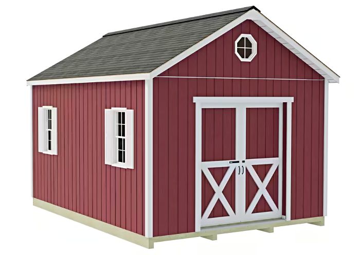Crafter's Connection 12x16 ALL Pre-Cut Shed Kit w/ Sliding Doors