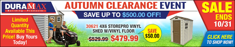 Special Clearance Sales - Dirt Cheap Storage Sheds, Sales ...