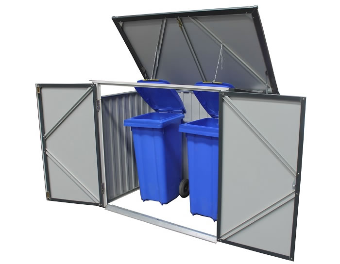 Duramax 5x3 Garbage Can Storage Shed Kit