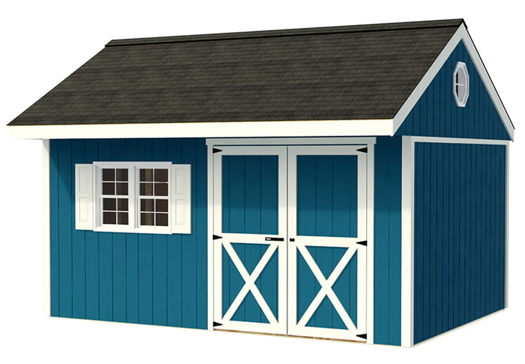 Northwood 14x10 Wood Storage Shed Kit - ALL Pre-Cut