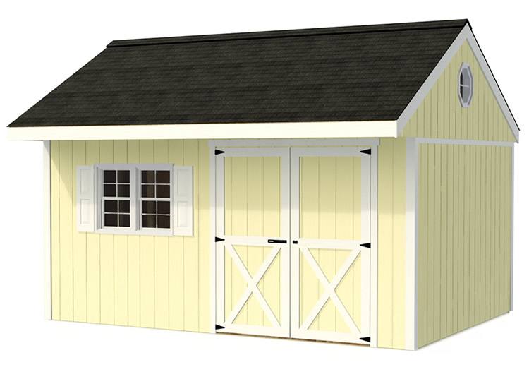 Northwood 10x10 Wood Storage Shed Kit - ALL Pre-Cut