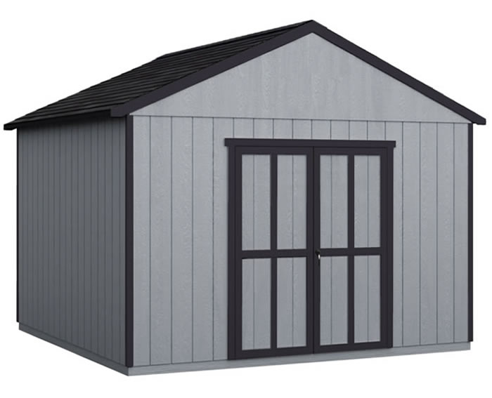 Handy Home Astoria 12x16 Wood Shed Kit with Floor