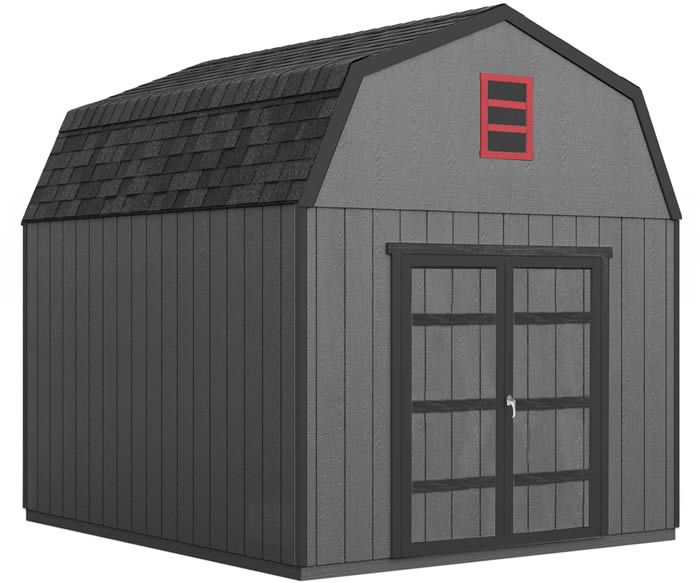 Handy Home Braymore 10x12 Wood Storage Shed Kit