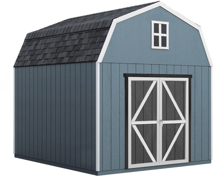 Handy Home Braymore 10x16 Wood Shed Kit w/ Floor