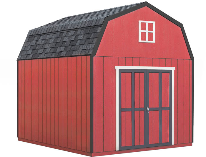 Handy Home Braymore 10x18 Wood Shed Kit w/ Floor