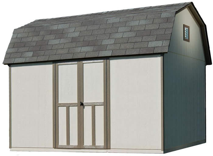 Handy Home Briarwood 12x8 Wood Storage Shed Kit