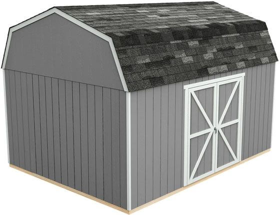 Shed Doors Can Be Mounted On Eave Or Gable Side