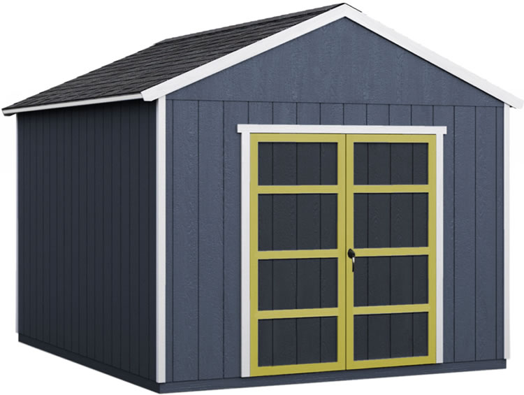 Handy Home Rookwood 10x16 Wood Shed Kit w/ Floor