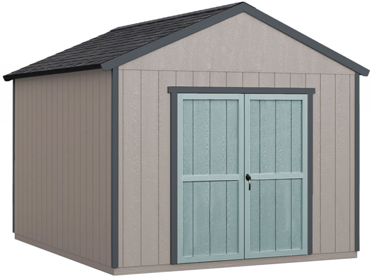 Handy Home Rookwood 10x18 Wood Shed Kit w/ Floor