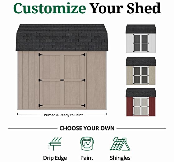 Customizable Exterior: Pre-Primed & Ready to Paint