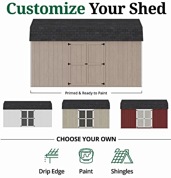 Customizable Exterior: Pre-Primed & Ready to Paint